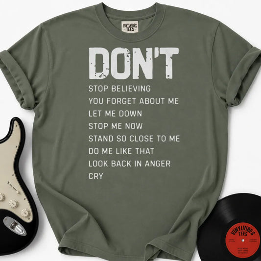 Printify T-Shirt Moss / S Don't Premium T-Shirt