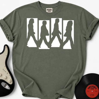 Printify T-Shirt Moss / S Fab Four Premium T-Shirt