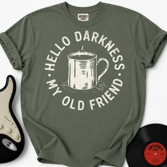 Printify T-Shirt Moss / S Hello Darkness Premium T-Shirt
