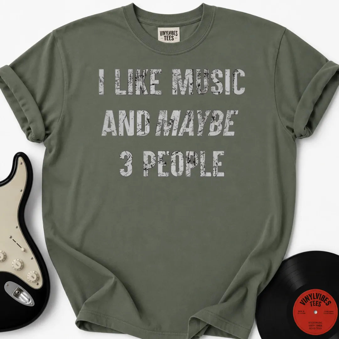 Printify T-Shirt Moss / S I Like Music Premium T-Shirt