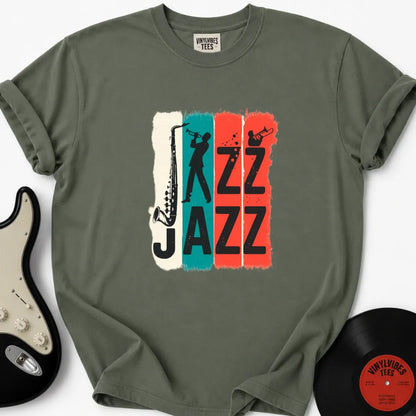 Printify T-Shirt Moss / S Jazz Jazz Premium T-Shirt