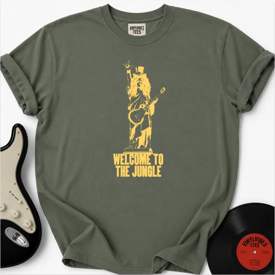 Printify T-Shirt Moss / S Jungle Rock Premium T-Shirt