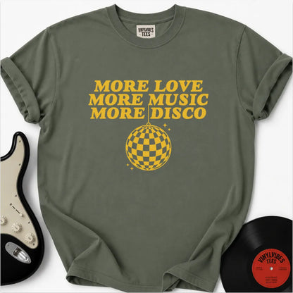 Printify T-Shirt Moss / S MORE DISCO Premium T-Shirt