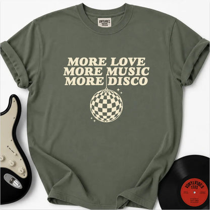 Printify T-Shirt Moss / S MORE DISCO Premium T-Shirt