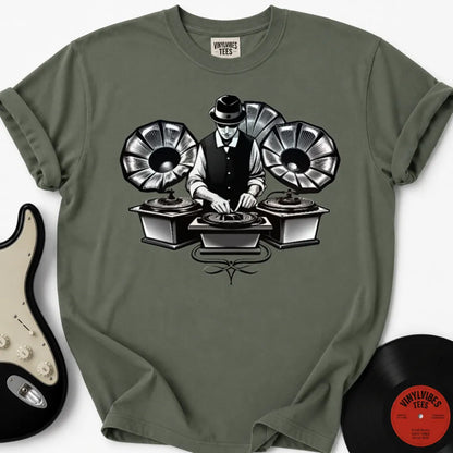 Printify T-Shirt Moss / S Oldskool DJ