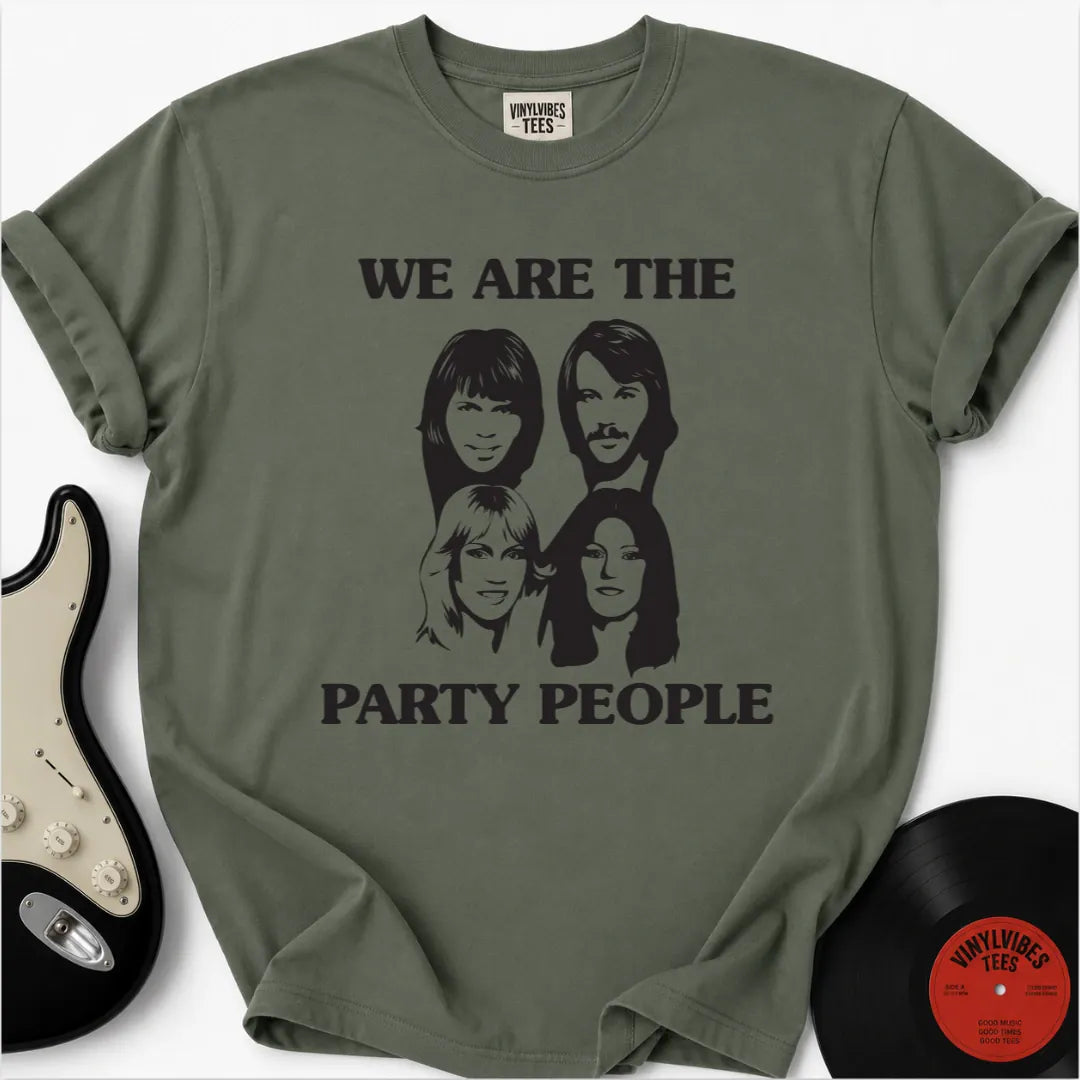 Printify T-Shirt Moss / S Party People Premium T-Shirt