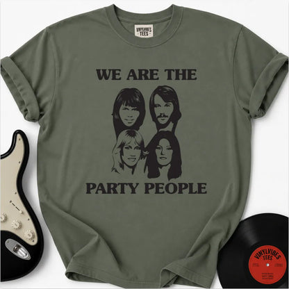 Printify T-Shirt Moss / S Party People Premium T-Shirt