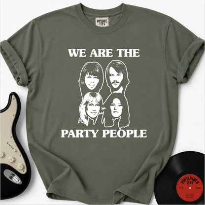 Printify T-Shirt Moss / S Party People Premium T-Shirt