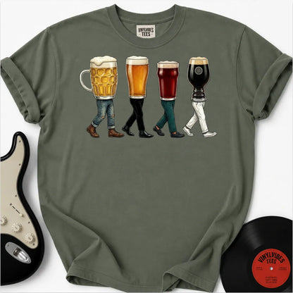 Printify T-Shirt Moss / S Pint Walkers Premium T-Shirt
