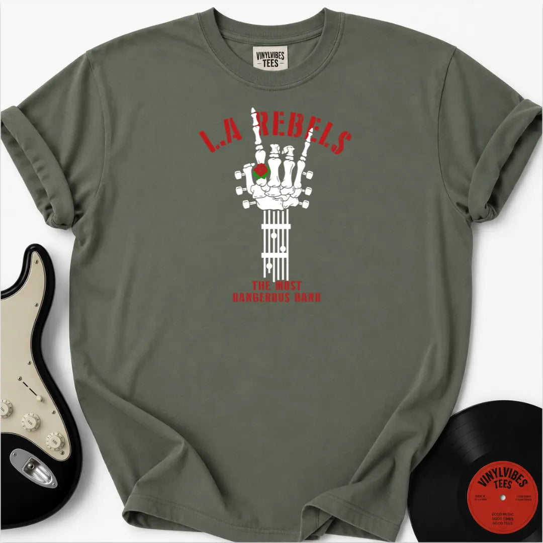 Printify T-Shirt Moss / S Rebel Hand Premium T-Shirt