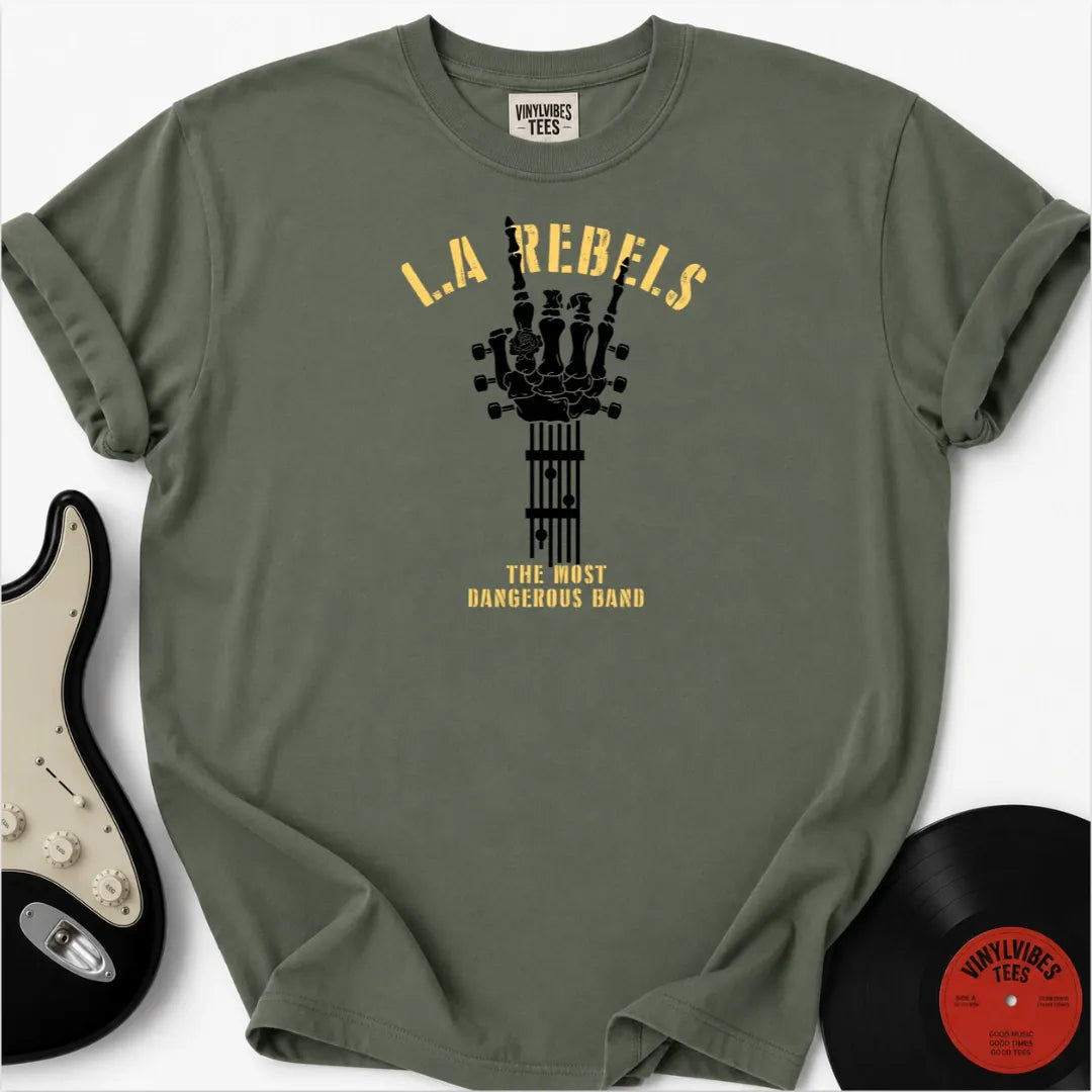 Printify T-Shirt Moss / S Rebel Hand Premium T-Shirt
