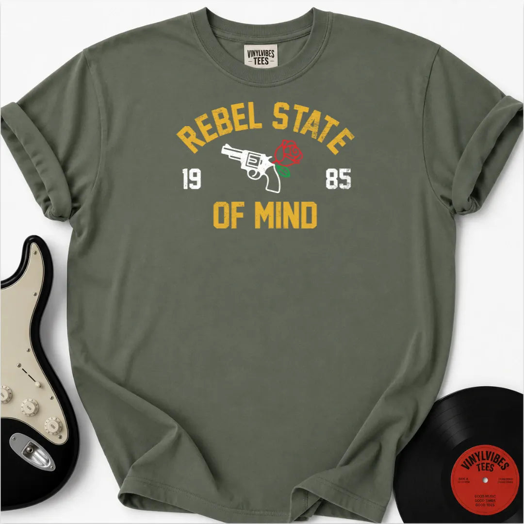 Printify T-Shirt Moss / S Rebel State Premium T-Shirt