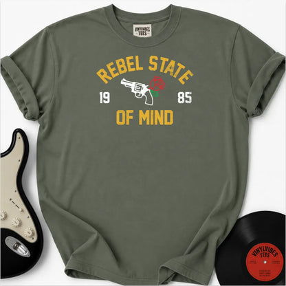 Printify T-Shirt Moss / S Rebel State Premium T-Shirt