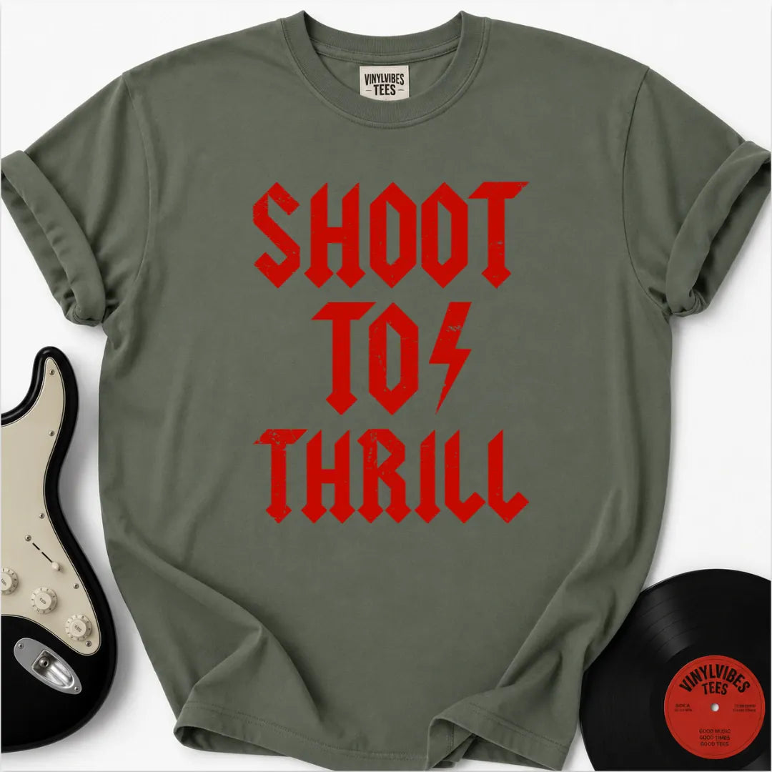 Printify T-Shirt Moss / S Shoot to thrill Premium T-Shirt