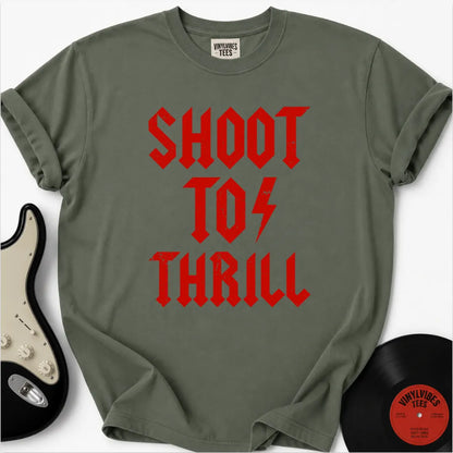 Printify T-Shirt Moss / S Shoot to thrill Premium T-Shirt