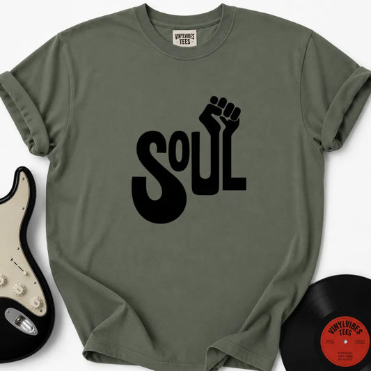 Printify T-Shirt Moss / S Soul Fist Premium T-Shirt