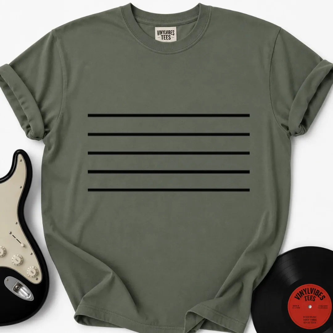 Printify T-Shirt Moss / S Sound Of Silence T-Shirt