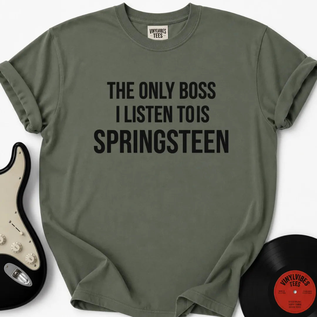 Printify T-Shirt Moss / S Springsteen Premium T-Shirt