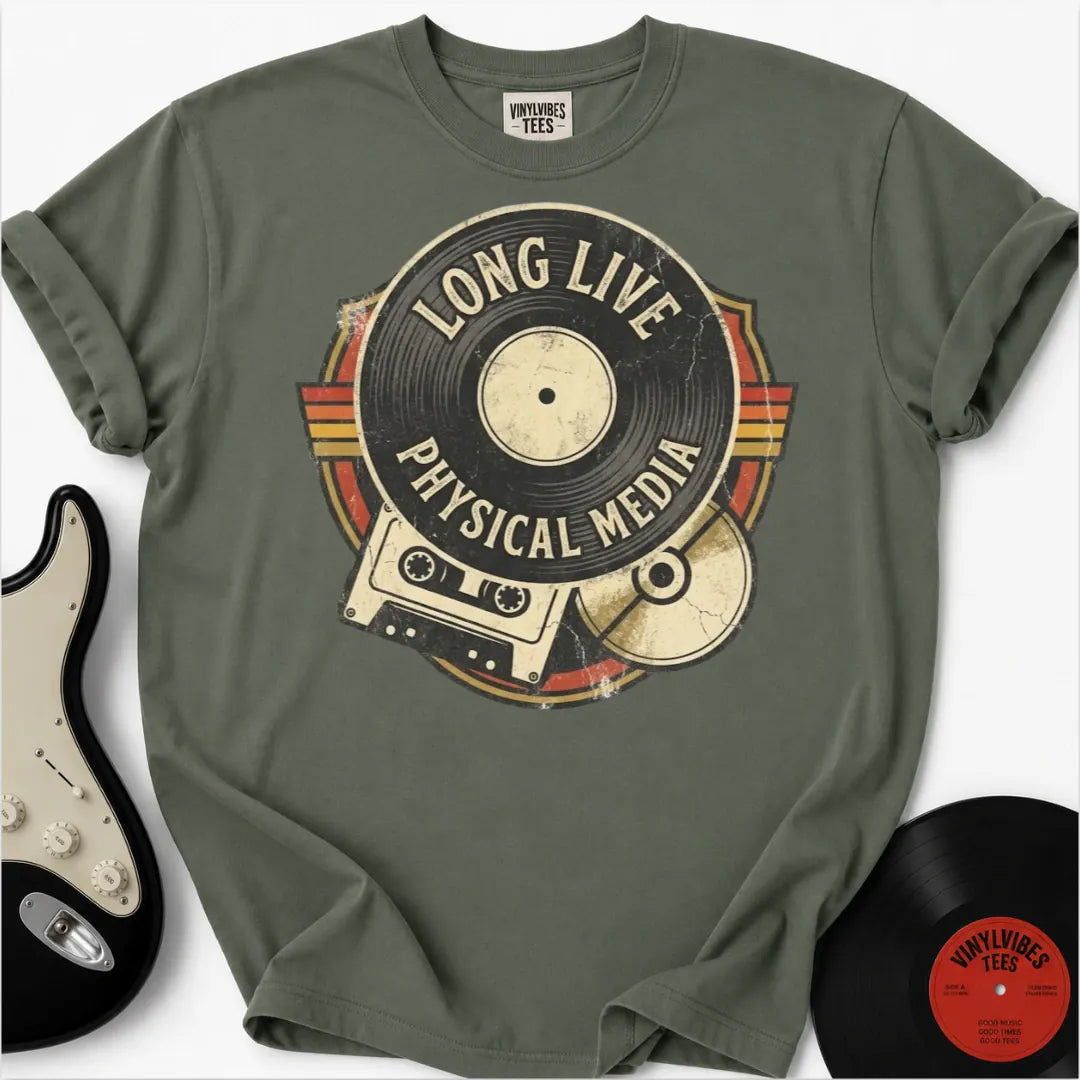 Printify T-Shirt Moss / S The Analog Trinity Premium T-Shirt