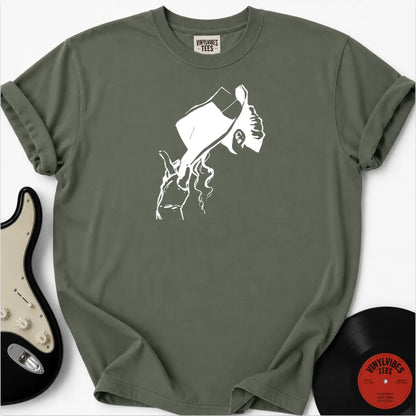 Printify T-Shirt Moss / S The Hat Tip Premium T-Shirt
