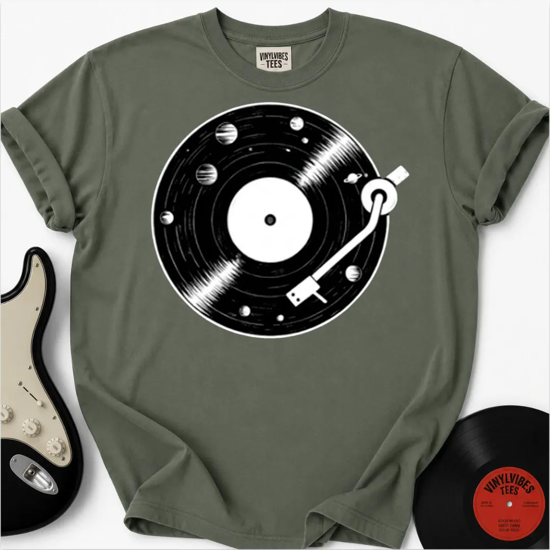 Printify T-Shirt Moss / S The Space Disco Premium T-Shirt