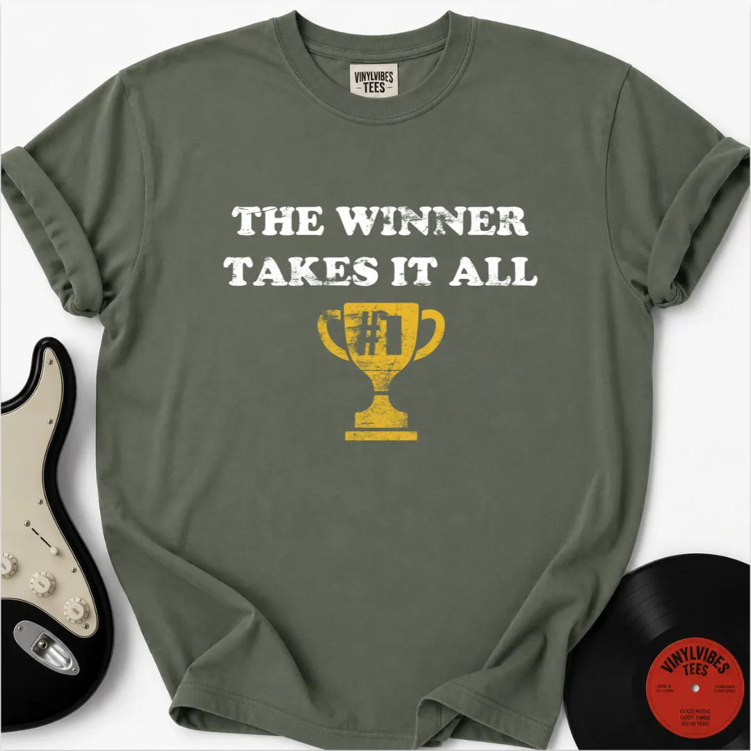 Printify T-Shirt Moss / S The Winner Premium T-Shirt