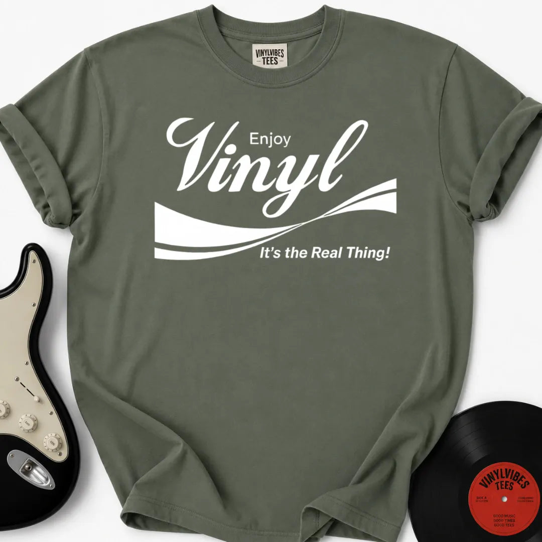 Printify T-Shirt Moss / S Vinyl Coke Premium T-Shirt