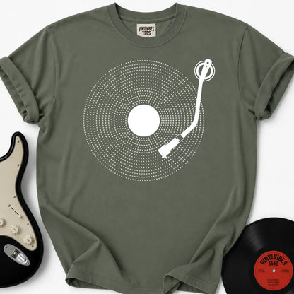 Printify T-Shirt Moss / S Vinyl Dots T-Shirt
