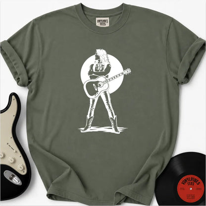 Printify T-Shirt Moss / S Wanted Dead or Alive Premium T-Shirt