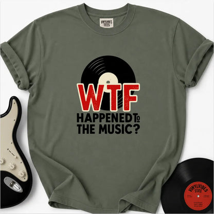 Printify T-Shirt Moss / S What Happened To The Music Premium T-Shirt