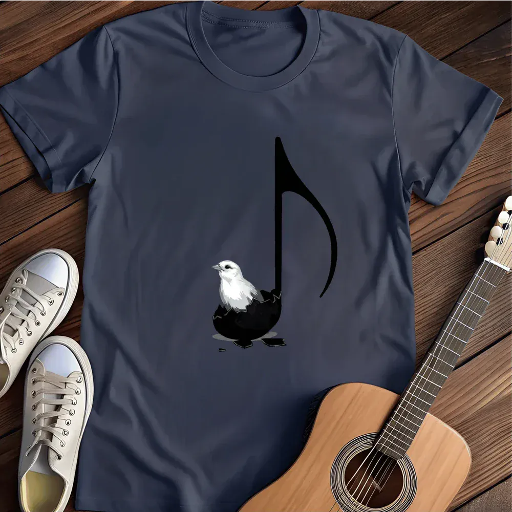 Printify T-Shirt Navy / S A New Note T Shirt