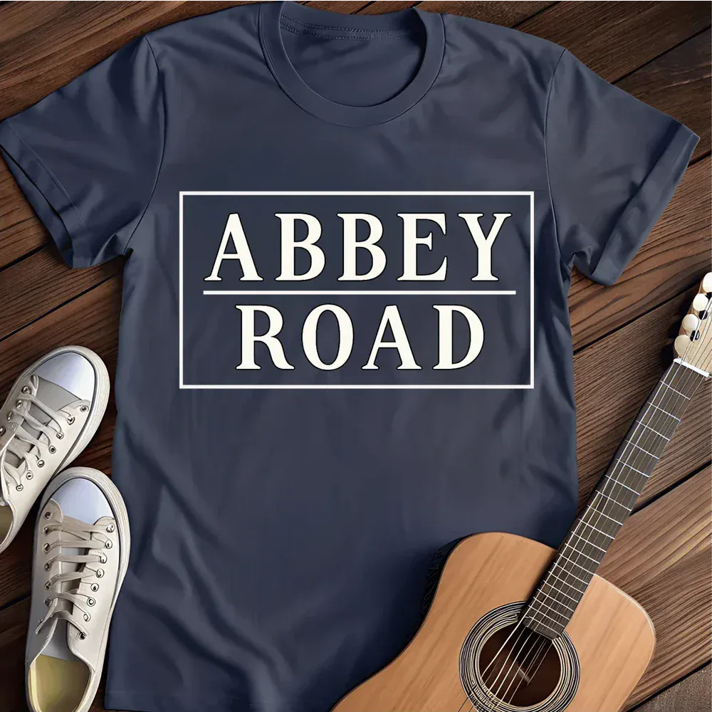 Printify T-Shirt Navy / S Abbey Road T Shirt