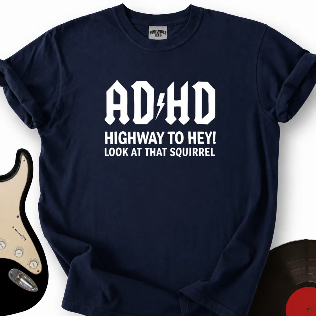 Printify T-Shirt Navy / S Ad Hd T-Shirt