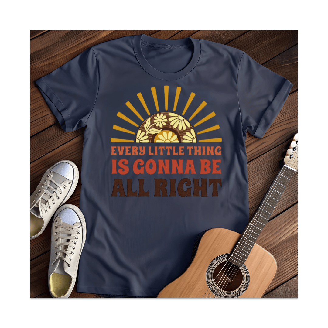 Printify T-Shirt Navy / S All Right T-Shirt