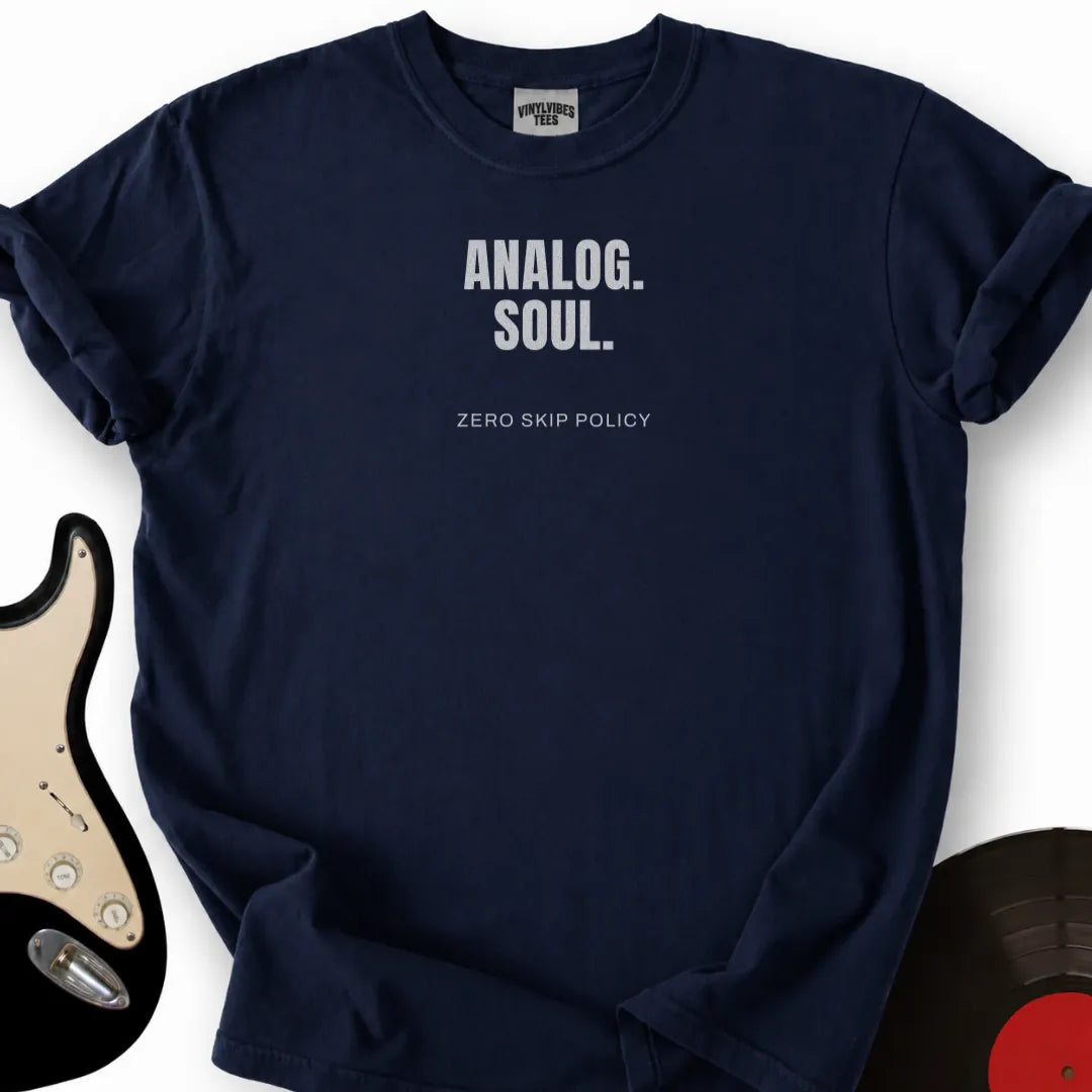 Printify T-Shirt Navy / S Analog Soul T-Shirt