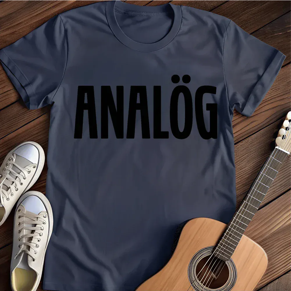 Printify T-Shirt Navy / S Analog T Shirt