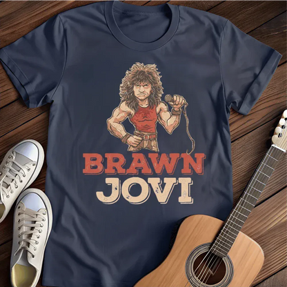 Printify T-Shirt Navy / S Brawn Jovi T Shirt