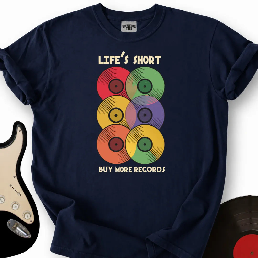 Printify T-Shirt Navy / S Buy More T-Shirts