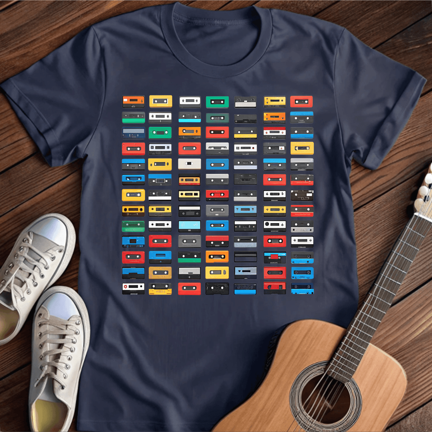 ⭐️⭐️⭐️⭐️⭐️ T-Shirt Navy / S Casette Hoarder T-Shirt