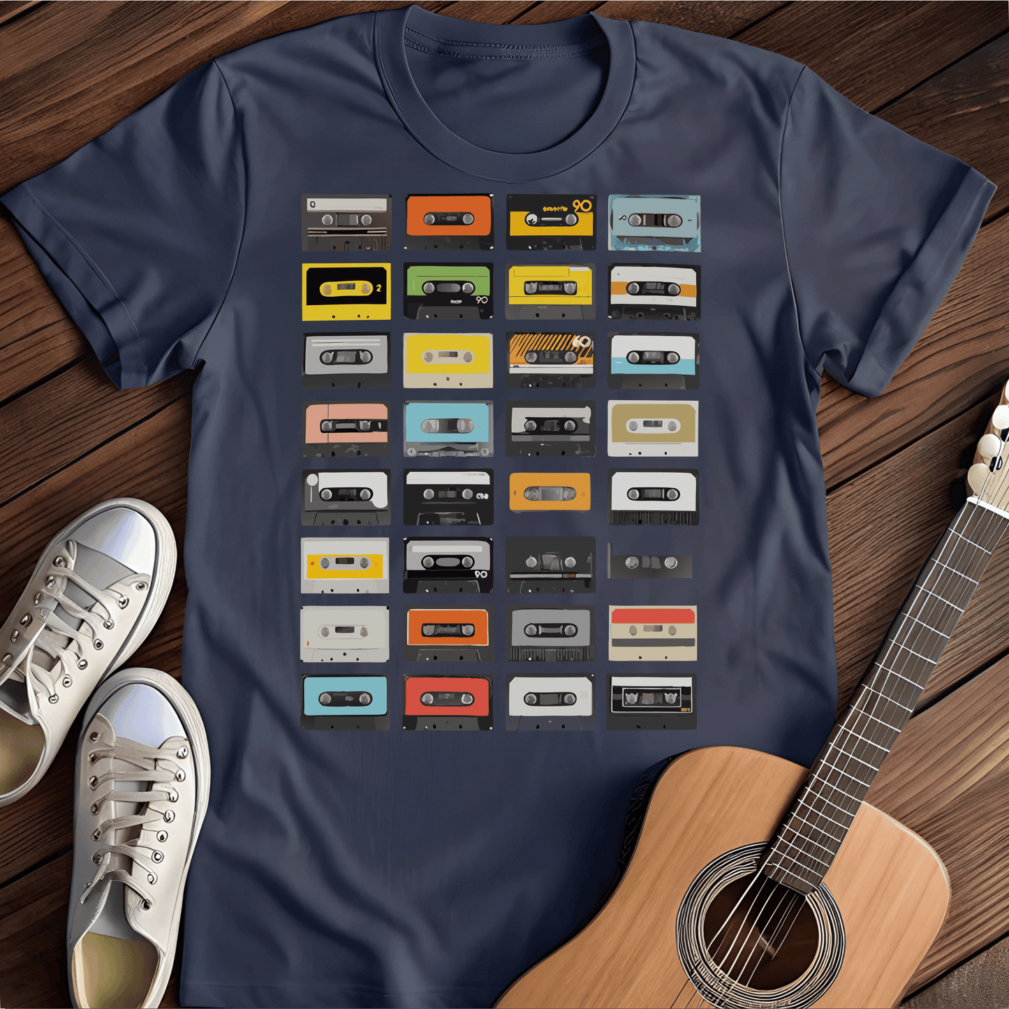 ⭐️⭐️⭐️⭐️⭐️ T-Shirt Navy / S Casettes T-Shirt