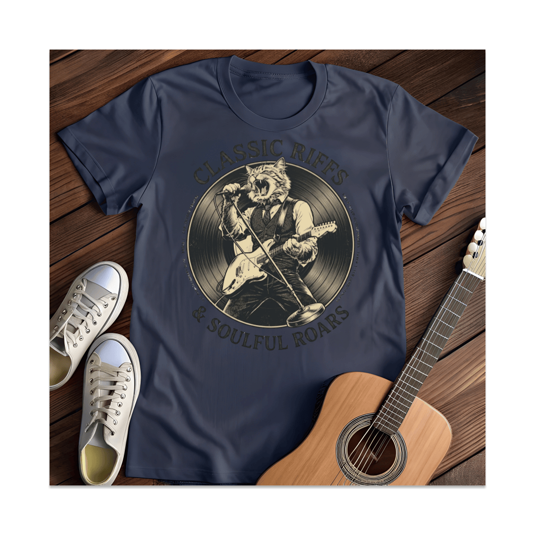 Printify T-Shirt Navy / S Classic Riffs T-Shirt