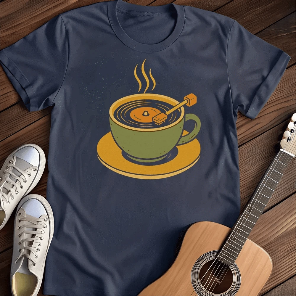 Printify T-Shirt Navy / S Coffee Player T Shirt