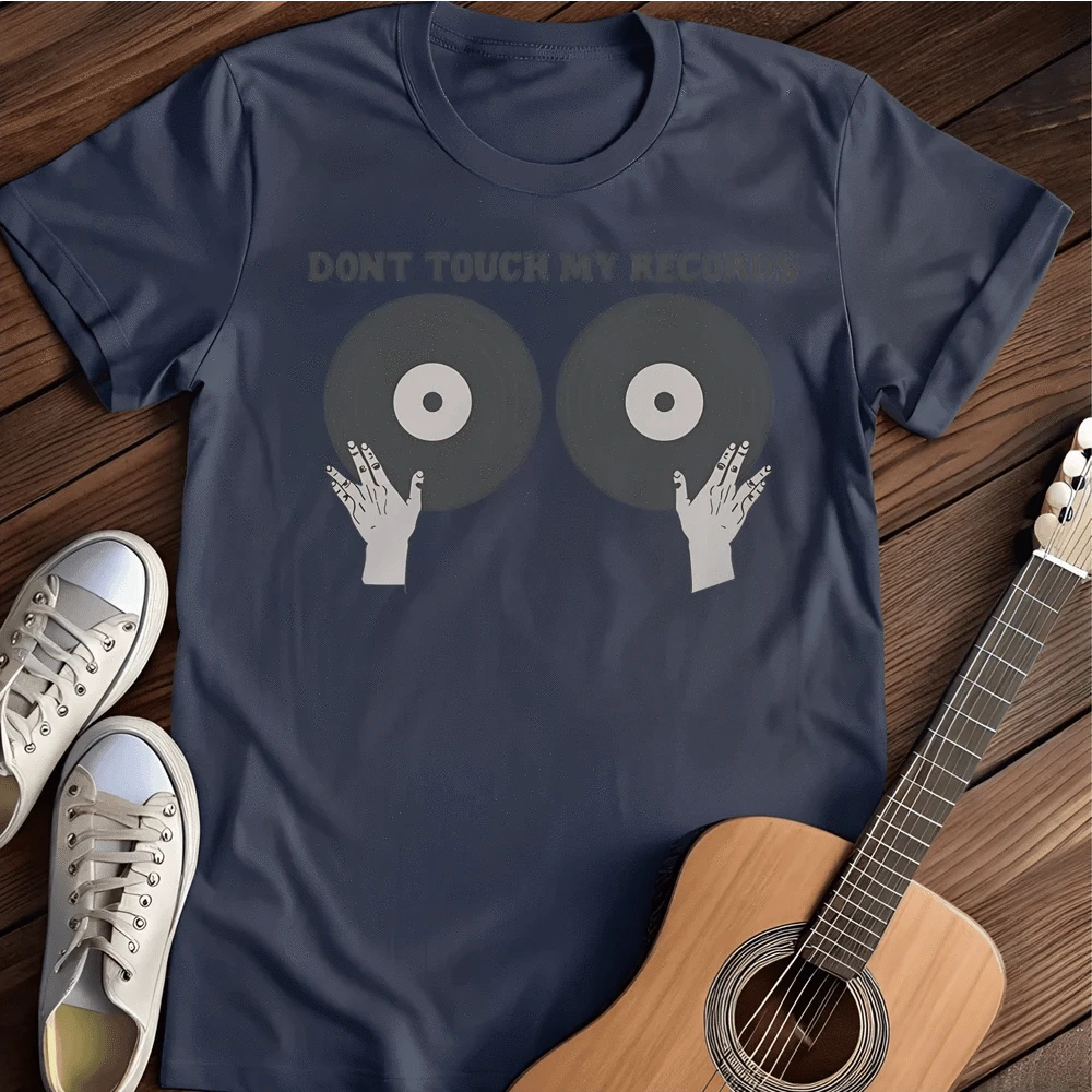 Printify T-Shirt Navy / S Dont Touch T Shirt