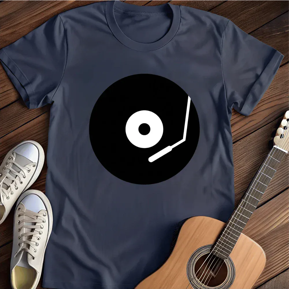 Printify T-Shirt Navy / S Drop That Needle Vinyl Vibes T Shirt