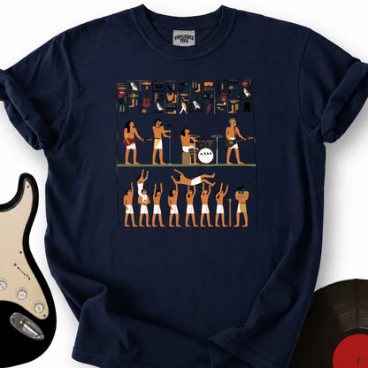 Printify T-Shirt Navy / S Egyptian Rockband T-Shirt