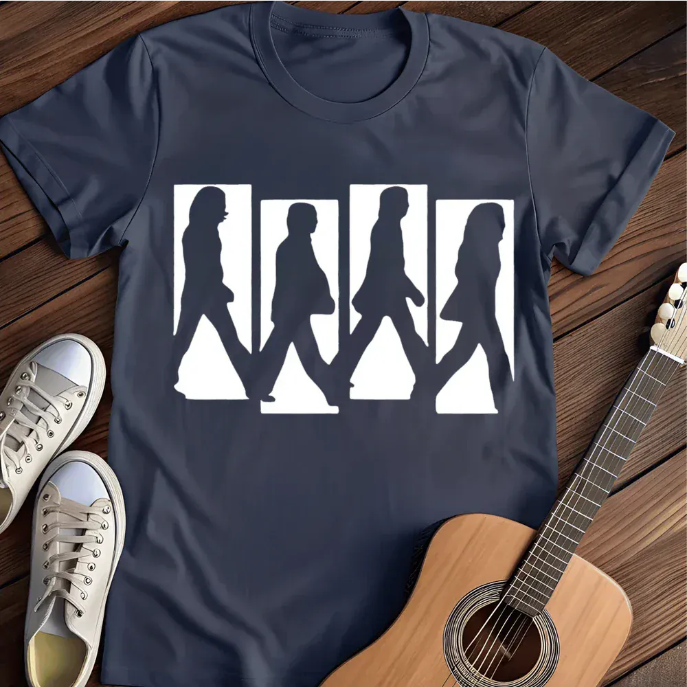 Printify T-Shirt Navy / S Fab Four T Shirt