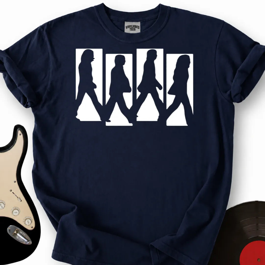 Printify T-Shirt Navy / S Fab Four T-Shirt