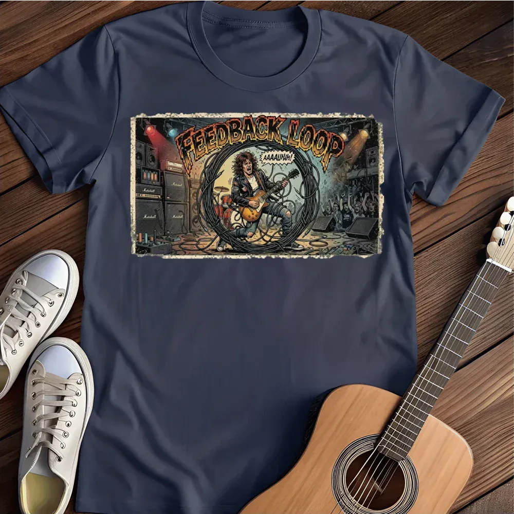Printify T-Shirt Navy / S Feedback Loop T Shirt