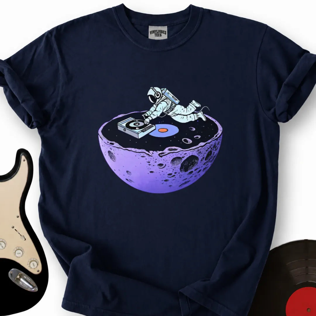 Printify T-Shirt Navy / S Floating Astronaut T-Shirt