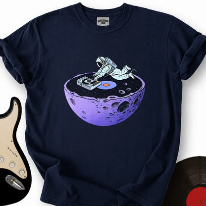 Printify T-Shirt Navy / S Floating Astronaut T-Shirt